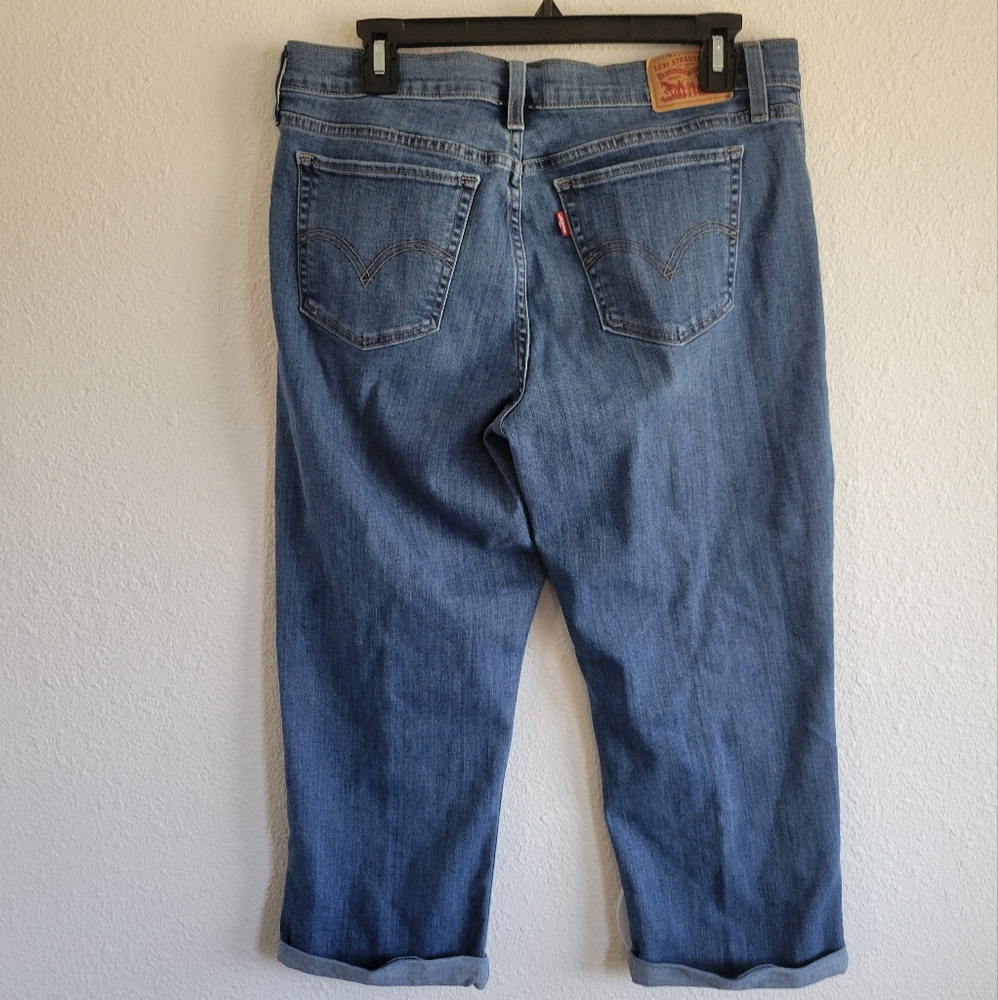 Levi's Cuffed Capri Jeans Womens Size 31